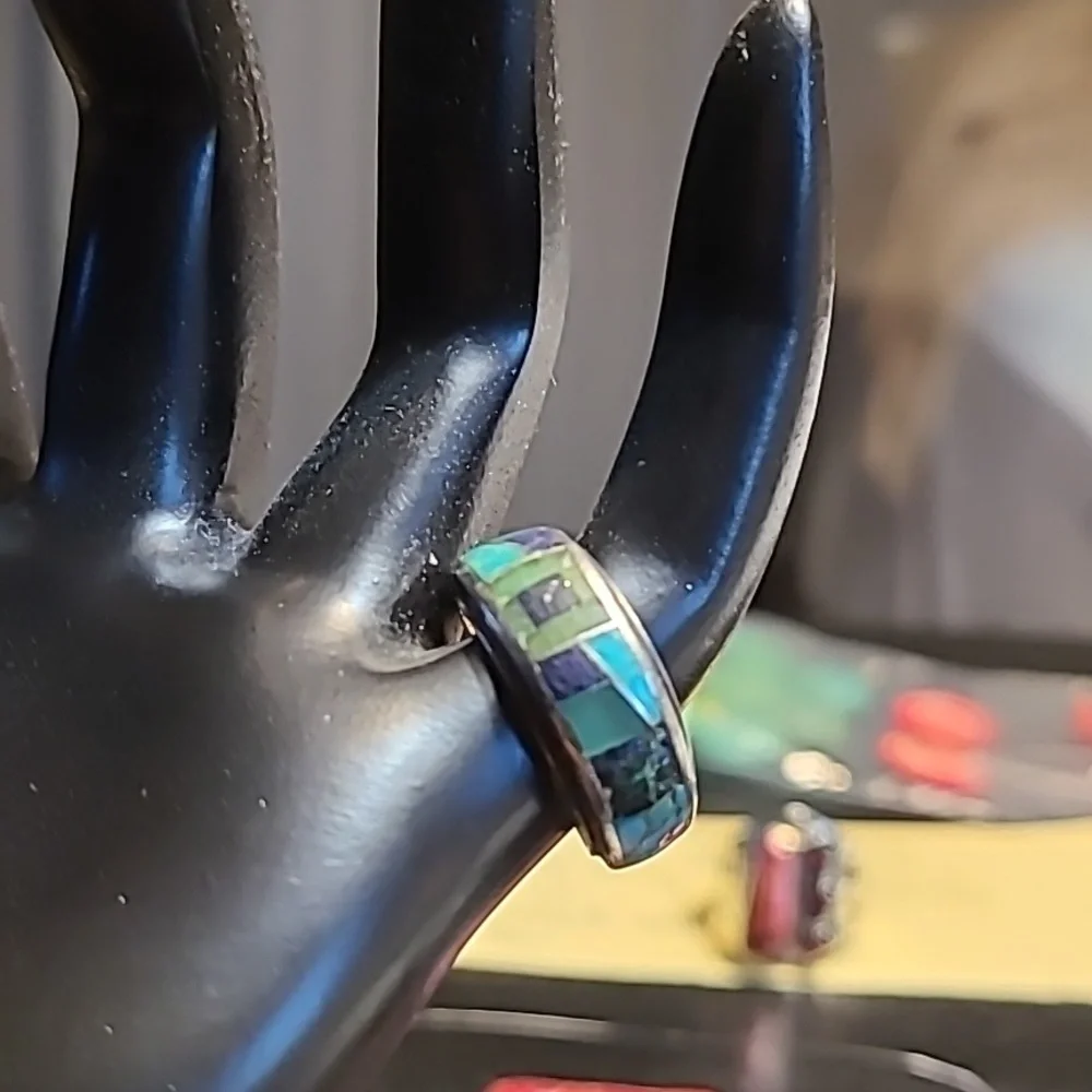 VINTAGE TURQUOISE RING - Picture 1 of 7